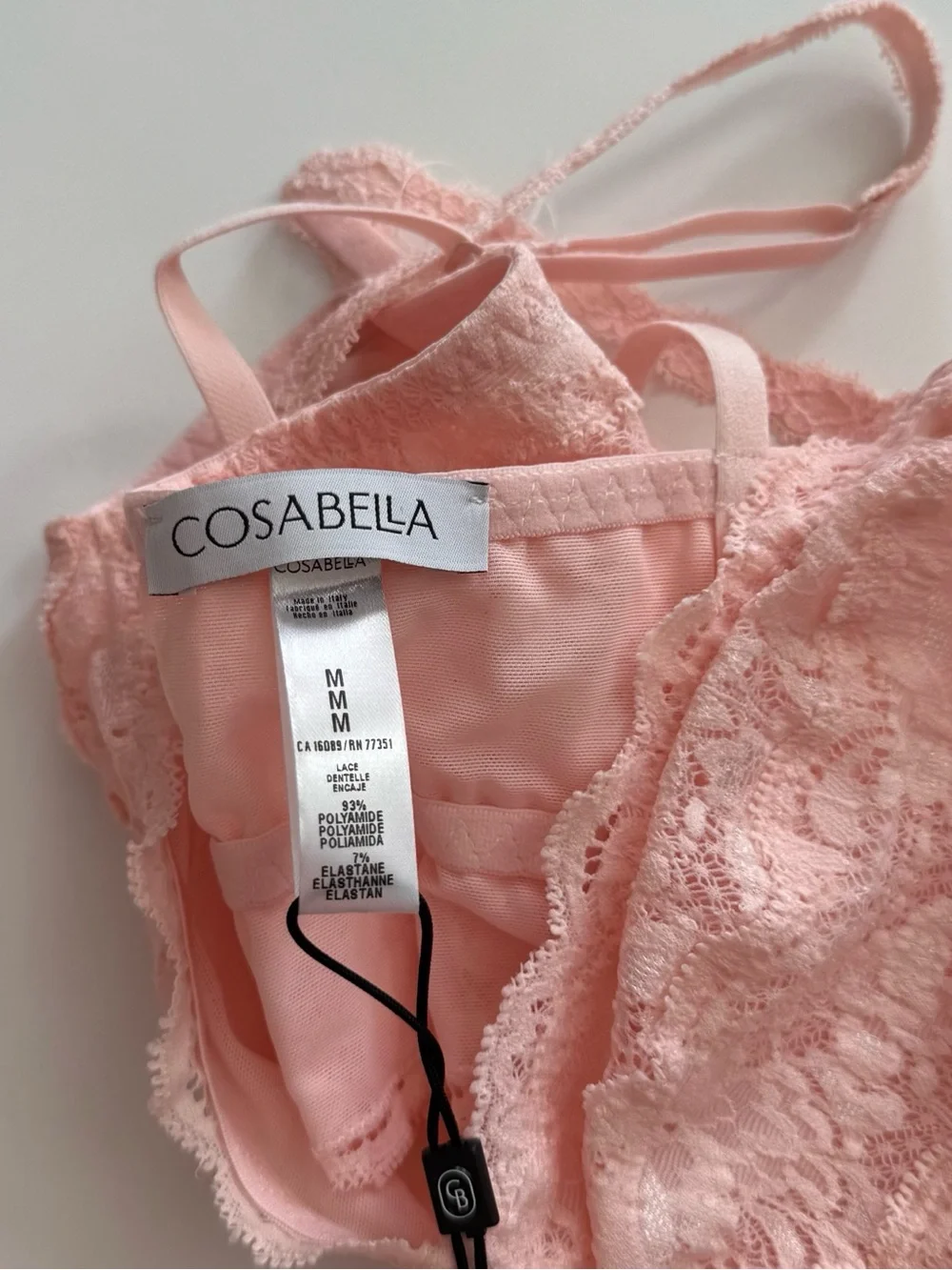 Cosabella Never Say Never Beauty Sweetie Bralette M Medium or S Small NWT